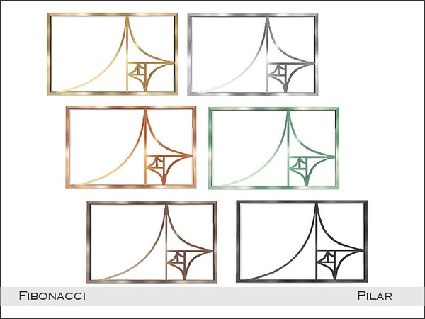 Sims 4 — Pilar Fibonacci Painting by Pilar — Dining room based on the Fibonacci sequence of numbers and in honour of the