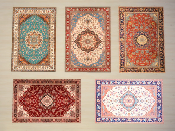 Sims 4 — Antique Rugs 3 by yuxmara2710 — Antique Rugs 3-Get Famous Trendy Rug