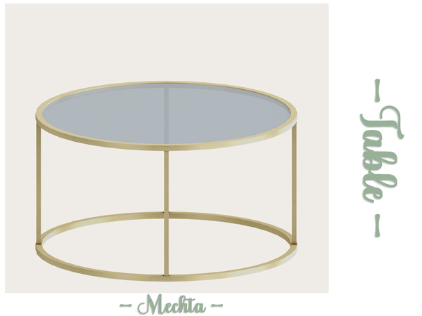 Sims 4 — Mechtasims Novi Set: Coffee Table by Mechtasims — Novi Set. Created by Mechtasims.