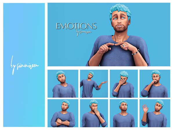 Sims 4 — [simmireen] emotions by simmireen — Emotions