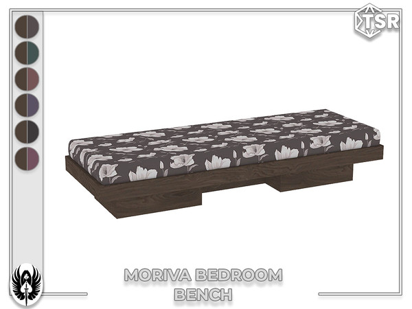 Sims 4 — Nemesis_im - Moriva Bedroom Bench by nemesis_im — Sets of furniture from Moriva Set includes 8 items Double Bed