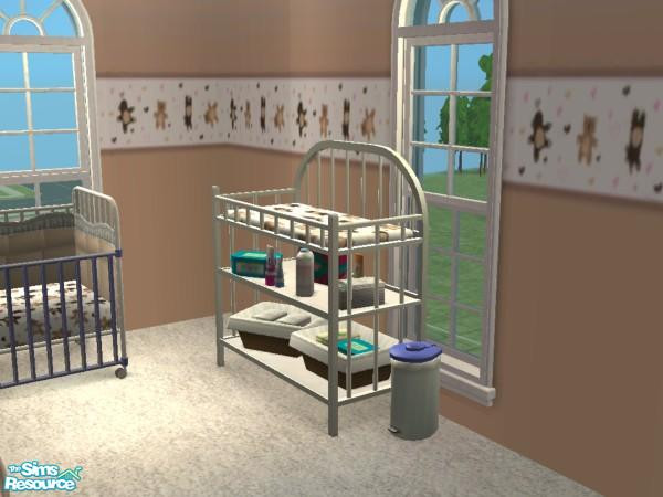 Sims 2 — Teddy Bear Nursery Set - Changing Table by lym — Teddy Bear Changing Table, part of my Teddy Bear Nursery Set.