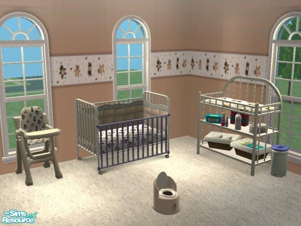 Sims 2 — Teddy Bear Nursery Set by lym — Teddy Bear Nursery Set. Contains 5 items. Maxis recolours, no meshes required. 