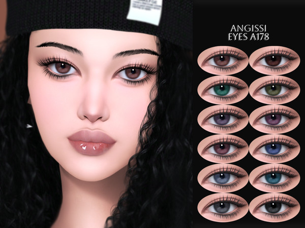 Sims 4 — EYES A178 by ANGISSI — PREVIEWS MADE USING HQ MOD Facepaint category