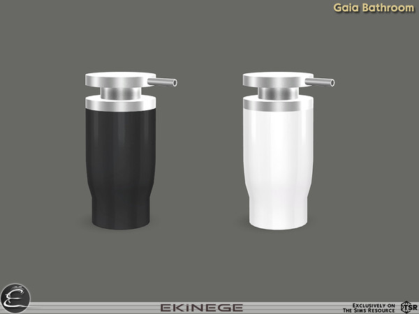 Sims 4 — Gaia Bathroom - Soap Dispenser by ekinege — Gaia Bathroom Collection features 16 new items. Collection consists