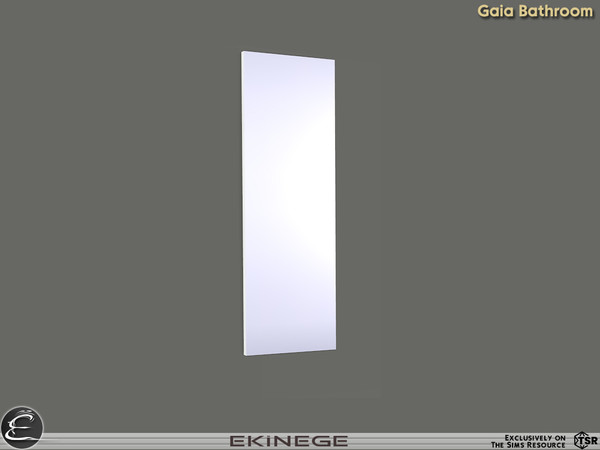 Sims 4 — Gaia Bathroom - Wall Mirror by ekinege — Gaia Bathroom Collection features 16 new items. Collection consists of