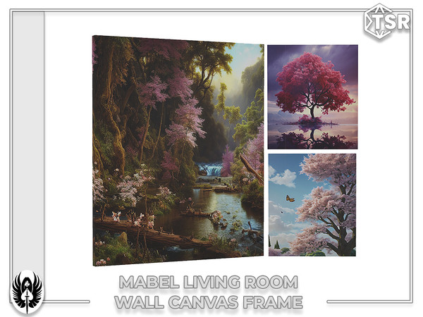 Sims 4 — Nemesis_im - Mabel Living Room Wall Canvas Frame by nemesis_im — Sets of furniture from Mabel Living Room Set