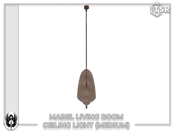 Sims 4 — Nemesis_im - Mabel Living Room Ceiling Light (Medium) by nemesis_im — Sets of furniture from Mabel Living Room