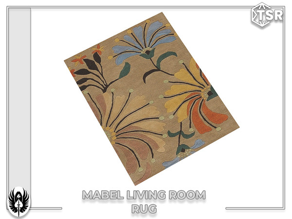 Sims 4 — Nemesis_im - Mabel Living Room Rug by nemesis_im — Sets of furniture from Mabel Living Room Set includes 9 items