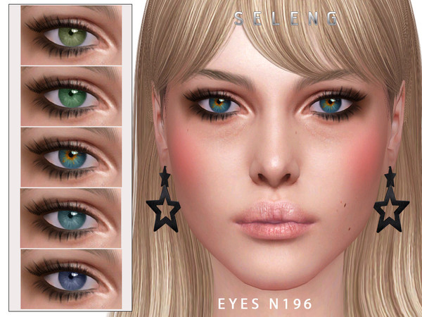 Sims 4 — Eyes N196 by Seleng — The eyes has 14 colours and HQ compatible. Allowed for toddler, infant, child, teen, young