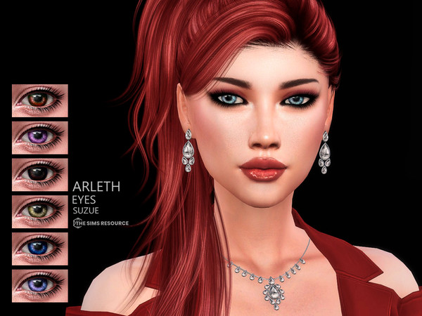 Sims 4 — Arleth Eyes N39 by Suzue — 12 Swatches