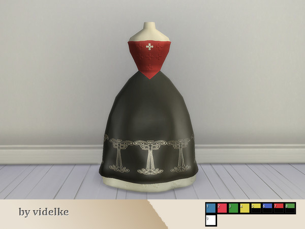 Sims 4 — Mannequin with clothes by videlke2 — Decorations for theater and carnival.