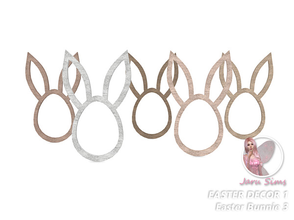 Sims 4 — Easter Decor 1 - Easter Bunnie3| jarusims by Jaru_Sims — I wish you all a Happy Easter with my Easter Decor Set