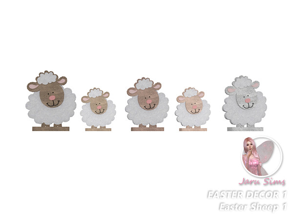 Sims 4 — Easter Decor 1 - Easter Sheep1| jarusims by Jaru_Sims — I wish you all a Happy Easter with my Easter Decor Set