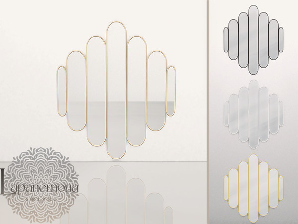 Sims 4 — Very Elegant Mirror - Deluxe bathroom set by Lapanemona — Adding a touch of luxury to you sims home could have