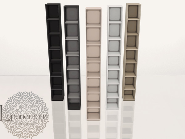 Sims 4 — Thin bathroom shelves - Deluxe bathroom set by Lapanemona — Adding a touch of luxury to you sims home could have