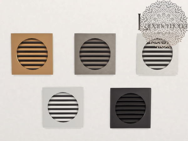 Sims 4 — Bathroom vent - Deluxe bathroom set by Lapanemona — Adding a touch of luxury to you sims home could have