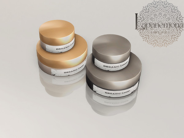 Sims 4 — Organic Body Cream and Moisturizer - Deluxe bathroom set by Lapanemona — Adding a touch of luxury to you sims
