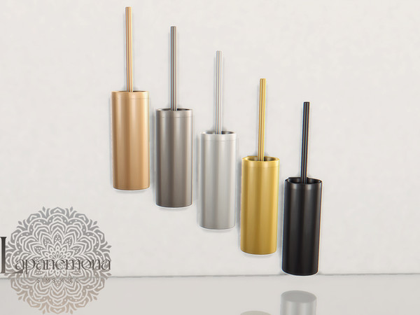 Sims 4 — Toilet Brush - Deluxe bathroom set by Lapanemona — Part of the Deluxe bathroom set. You can find other items