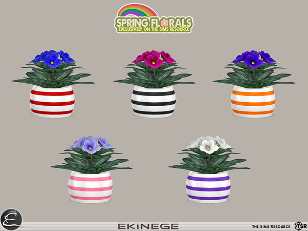 Sims 4 — Spring Florals - Garden Set - Plant 2 by ekinege — Feel good this spring.