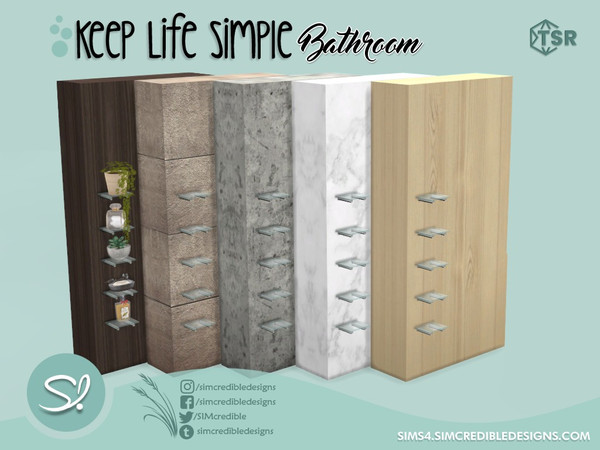 Sims 4 — Keep life simple bathroom separator by SIMcredible! — by SIMcredibledesigns.com available exclusively at TSR 5