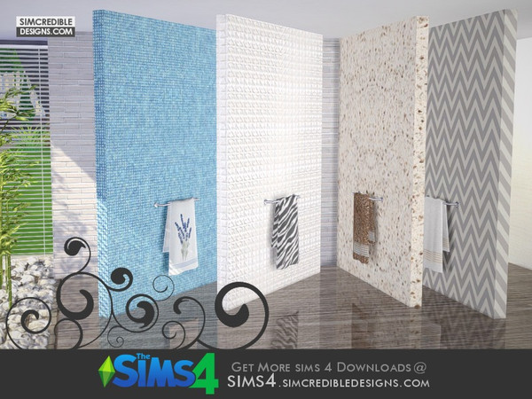 Sims 4 — Onda shower separator by SIMcredible! — by SIMcredibledesigns.com available at TSR __________________ * 4 colors