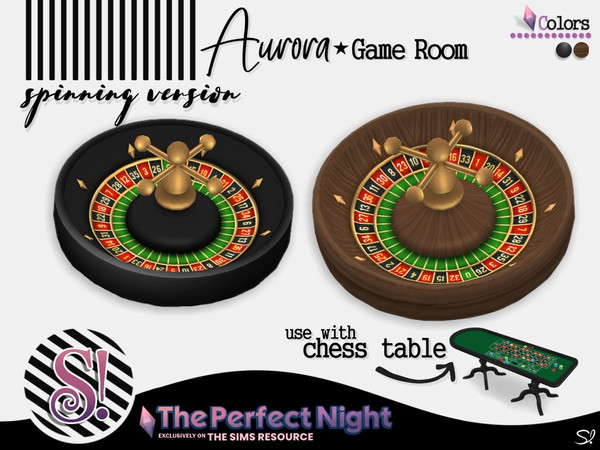 Sims 4 — The Perfect Night Aurora Fun Wheel Spinning version by SIMcredible! — by SIMcredibledesigns.com available at TSR