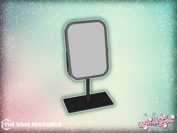 Sims 4 — Arcum Bathroom - Table Mirror by ArwenKaboom — Base game object in multiple recolors. Find all items by