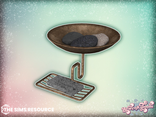 Sims 4 — Arcum Bathroom - Tub Soap Holder by ArwenKaboom — Base game object in multiple recolors. Find all items by