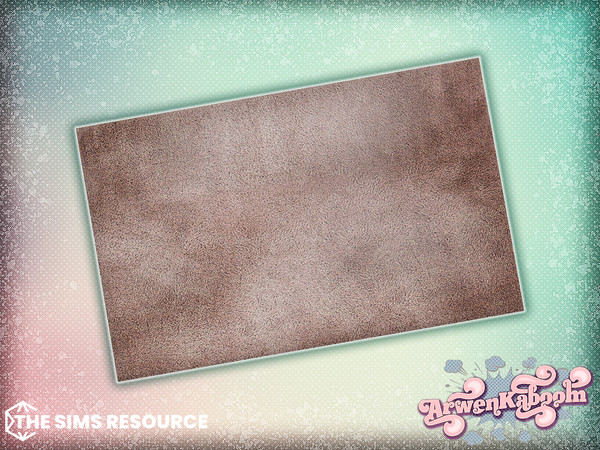 Sims 4 — Arcum - Rug 2 by ArwenKaboom — Base game object in multiple recolors. Find all items by searching