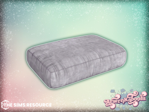 Sims 4 — Arcum - Ottoman by ArwenKaboom — Base game object in multiple recolors. Find all items by searching
