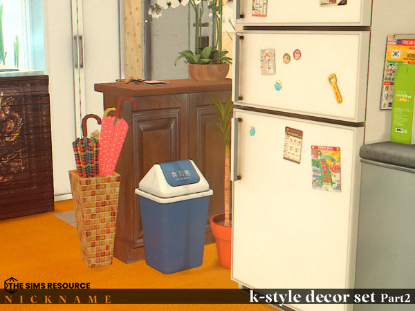 Sims 4 — k-style decor set_mesh fence 2tile V2 by NICKNAME_sims4 — k-style decor set Part2 10 package files. k-style