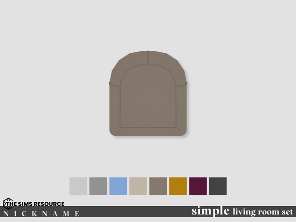 Sims 4 — simple living room set_pillow ver2 by NICKNAME_sims4 — simple living room set 11 package files. simple living