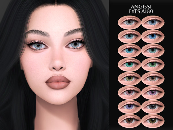 Sims 4 — EYES A180 by ANGISSI — PREVIEWS MADE USING HQ MOD Facepaint category