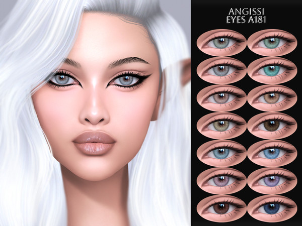 Sims 4 — EYES A181 by ANGISSI — PREVIEWS MADE USING HQ MOD Facepaint category