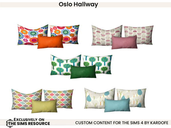 Sims 4 — kardofe_Oslo Hallway_cushion by kardofe — Furniture to decorate an entrance hall, in nordic style, matching the