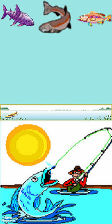 Sims 2 — Gone Fishin - Wall 3 by dopeheaded69 — Wall 3 of 3. Use alone or with the other 2, your choice.