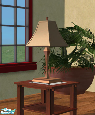 Sims 2 — lamp by Sophel21 — livingroom set in nature colours - loveseat, sofa and chair are based on the fab mesh from