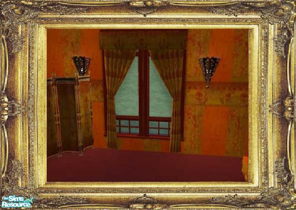 Sims 2 — MotherSet - Curtain by The_Unicorn — This set is made specially for my mother, she made the walls and floors and