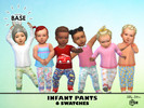 Sims 4 — Infant Pants by Libby_Letters — Revamp your Sims' infant attire with these charming pants! Crafted in six