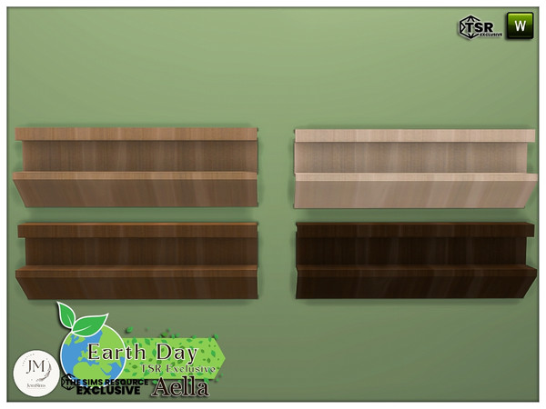 Sims 4 — Earth day aella shelf by jomsims — Dive into a modern and eclectic countryside ambiance with this Earth Day