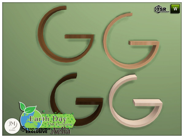 Sims 4 — Earth day aella shelf2 by jomsims — Dive into a modern and eclectic countryside ambiance with this Earth Day