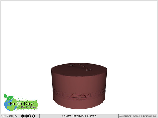 Sims 4 — Xavier Storage Box by Onyxium — Onyxium@TSR Design Workshop Bedroom Collection - Belong To The 2024 Year