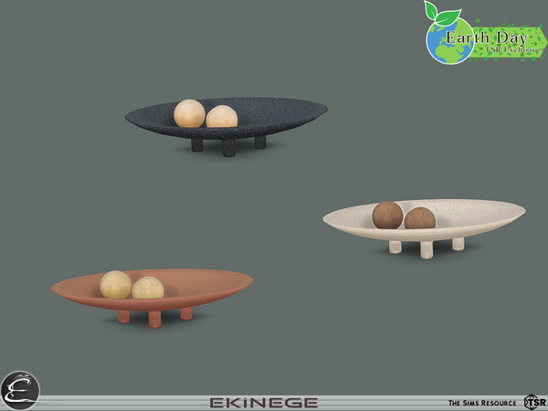 Sims 4 — Earth Day - Living Room - Decorative Bowl by ekinege — Earth Day - Living Room Collectio features 14 new items.