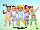Sims 4 — Infant Dress by Libby_Letters — Introducing the ultimate in infant fashion: these darling dresses are a