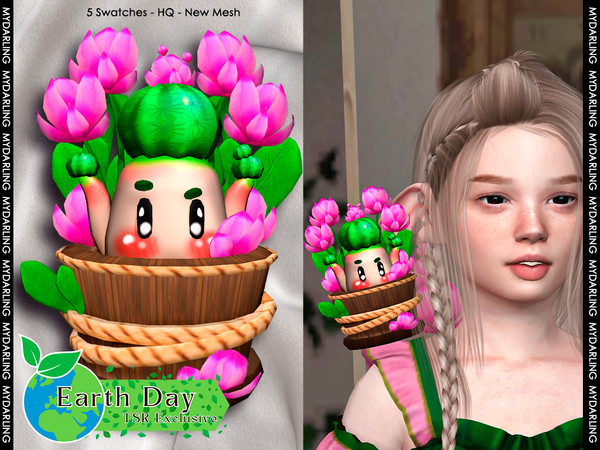 Sims 4 — cactus  version for child by Mydarling20 — new mesh