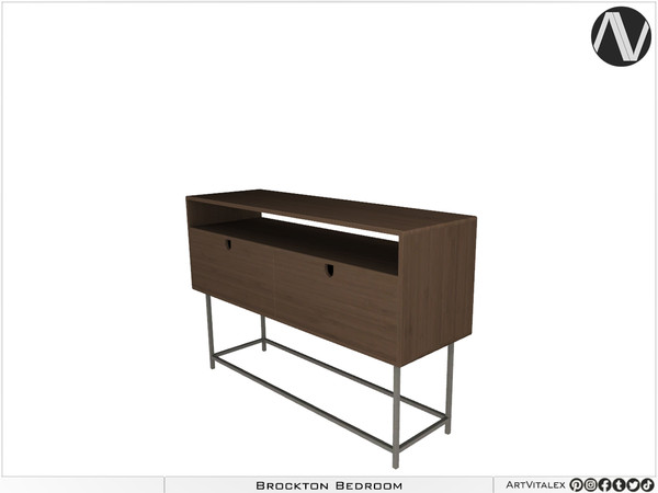 Sims 4 — Beaverton Chest Of Drawers by ArtVitalex — Bedroom Collection | All rights reserved | Belong to 2023