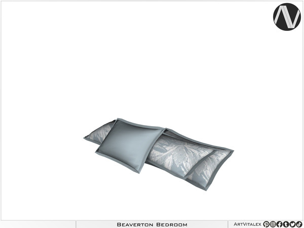 Sims 4 — Beaverton Bed Pillows by ArtVitalex — Bedroom Collection All rights reserved - Belong to 2024 ArtVitalex@TSR -