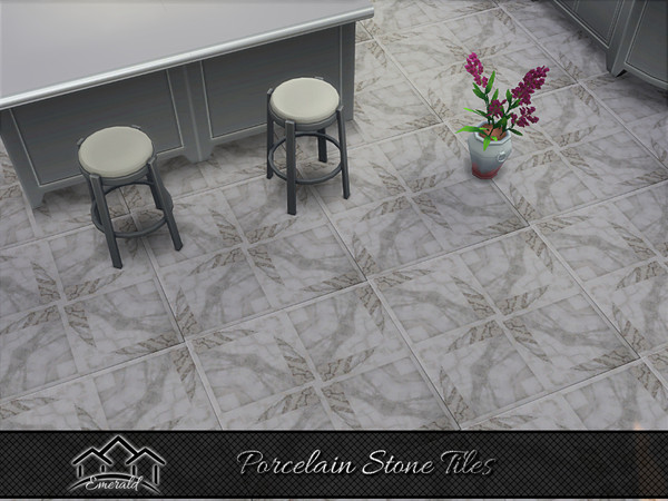 Sims 4 — Porcelain Stone Tiles3 by Emerald — Porcelain Stone Tiles are perfect for any residential projects.