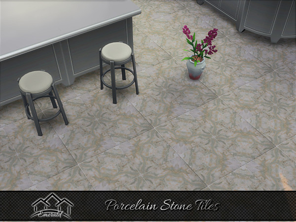 Sims 4 — Porcelain Stone Tiles4 by Emerald — Porcelain Stone Tiles are perfect for any residential projects.